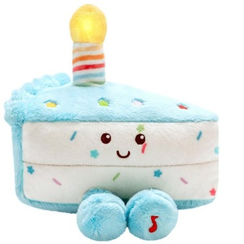 Magic Years Musical Light-Up Cake Plush Toy, Happy Birthday