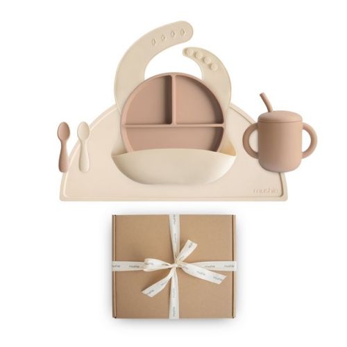 Mushie Stage 2 Feeding Kit (Natural / Shifting Sand)