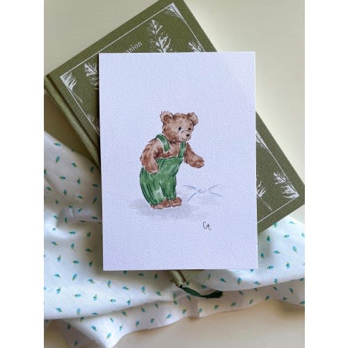 5x7 Corduroy Art Print