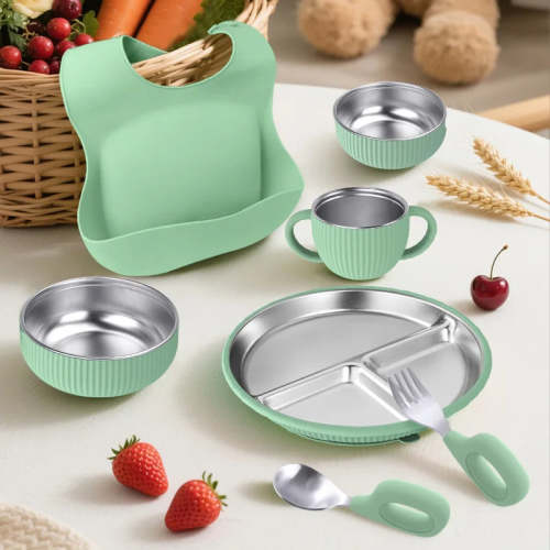 Stainless Steel Baby Feeding Set