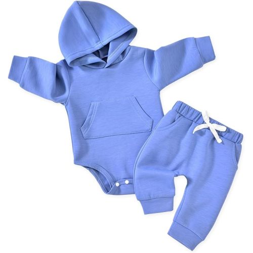 Aalizzwell Infant Baby Winter Hoodie Outfit