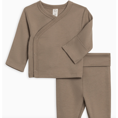 Riley 2 Piece Kimono Top and Pant Set - Newborn