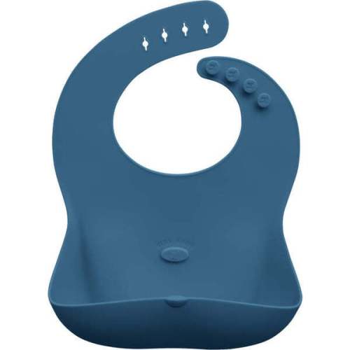 Ruby Wrapp Silicone Bib, Space Blue - Abiie | Maisonette
