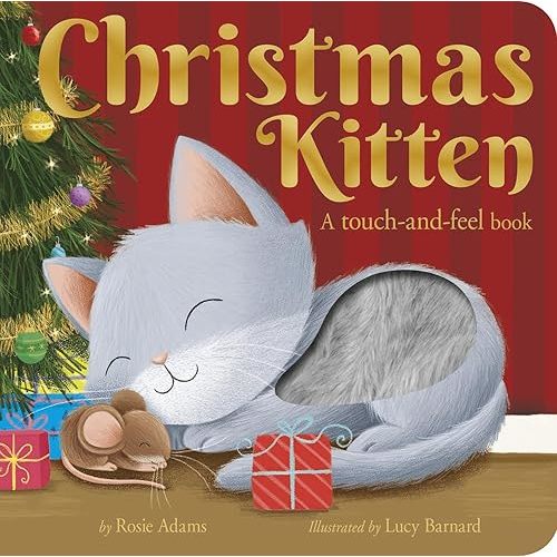 Christmas Kitten: A touch-and-feel book Board book – Touch & Feel, September 6, 2022
