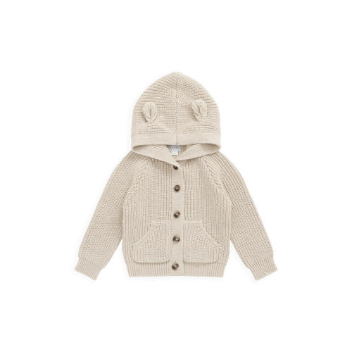 Bear Cardigan - Vanilla