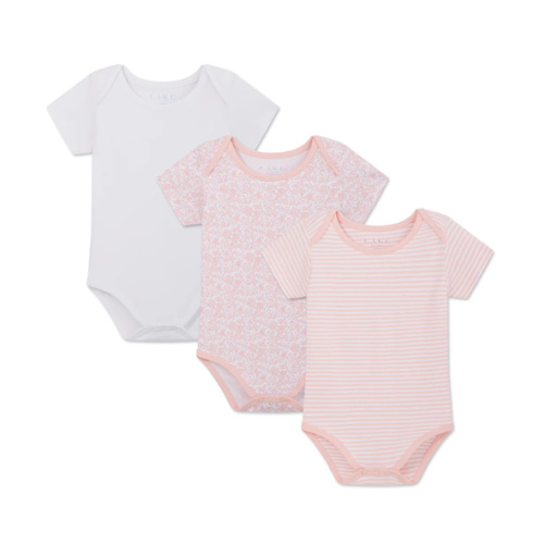 LAKE | Baby | Pima Cotton Pajamas | English Rose Baby Bodysuit Bundle