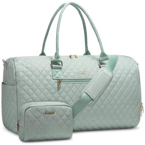 LOVEVOOK Travel Weekender with Toiletry Bag, Overnight Carry-On, Gym with Shoe Compartment & Wet Pocket, Mommy Hospital Bag
