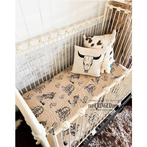 Desert Boots Fitted Crib Sheet 2.0