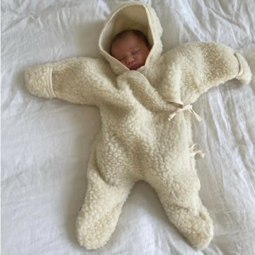 MERINO WOOL SNUGGLESUIT BABY ROMPER – BINIBAMBA