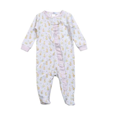 DKS-299 Ducks in the Pond Pima Zipper Footie – Baby Loren
