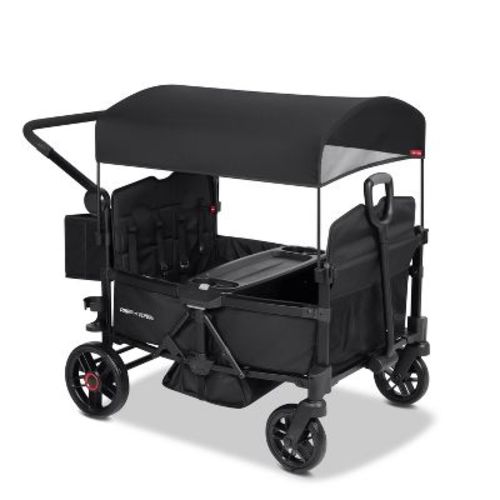 Radio Flyer Voya 2.0 4-Seater Stroller Wagon - Black