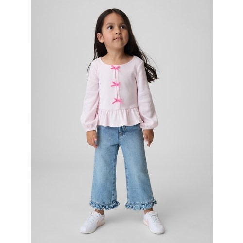 Baby & Toddler Ruffle-Hem Stride Jeans