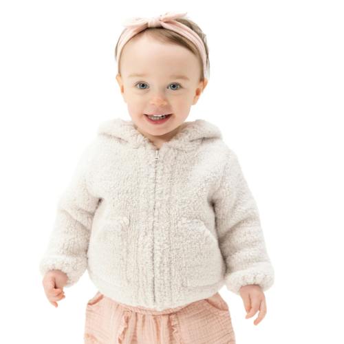 Chenille - Natural Hooded Jacket