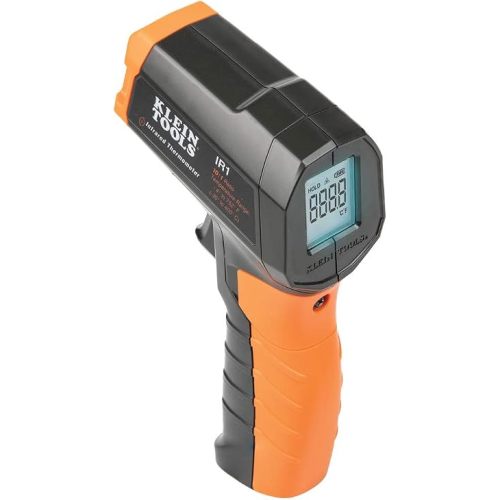 Klein Tools IR1 Infrared Thermometer with Targeting Laser, Auto-Hold, More