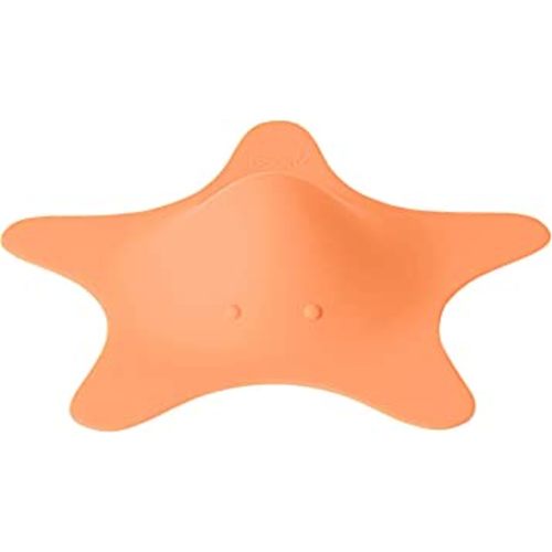Boon Star Toddler Bathtub and Sink Drain Cover - Starfish Shaped Toddler Bathtub and Sink Drain Cover - Easy to Clean Bath and Sink Stopper - Baby Bath Essentials