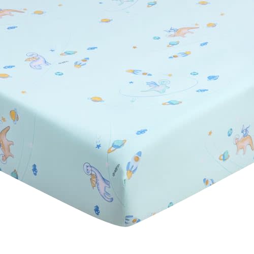 UOMNY Crib Sheet,Boys Girls Crib Sheets Baby Sheet for Standard Crib and Toddler Mattresses Nursery Bedding Sheet Crib Mattress Sheets for Boys and Girls 1 Pack Toddler Sheet