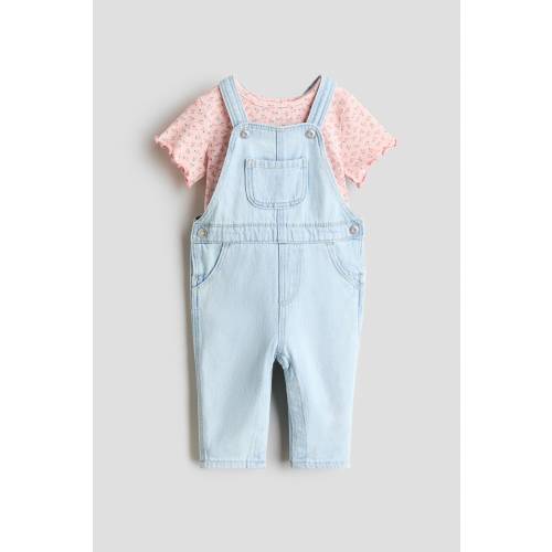 2-PIECE OVERALL AND SHIRT SET