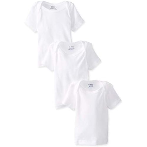3-Pack Baby Neutral White Slip-On Shirt