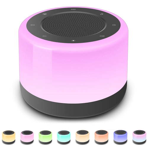 DAYBETTER White Noise Sound Machine for Sleeping with 32 Sleep Sounds 8 Colors Night Light White Noise Machine for Kids Adults