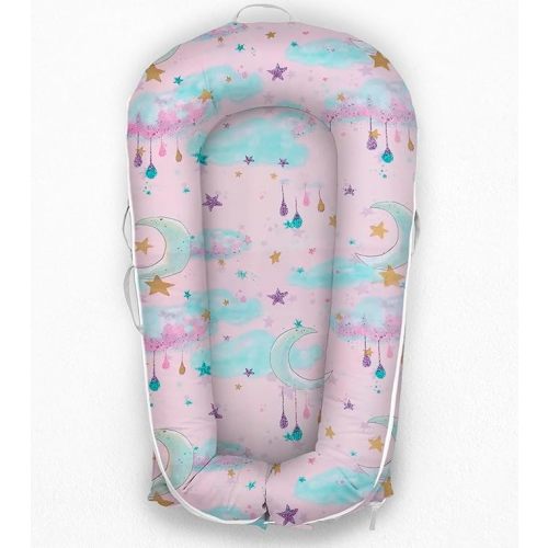 Cover for DockATot Deluxe | 100% Cotton Baby Lounger Extra Cover Hypoallergenic
