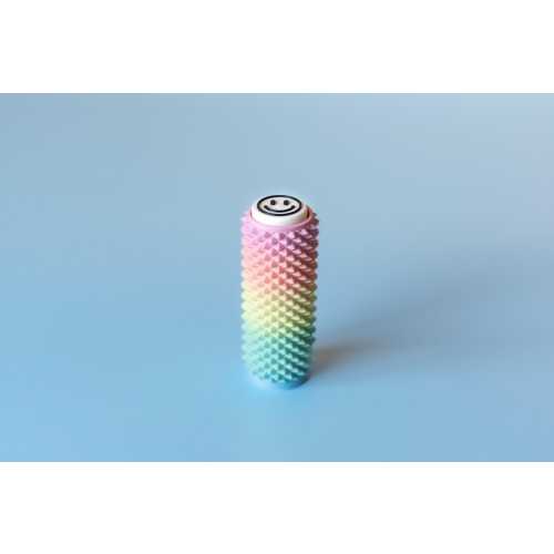 Spiked Sensory Roller with Textured Clicker Top & Wrist Strap