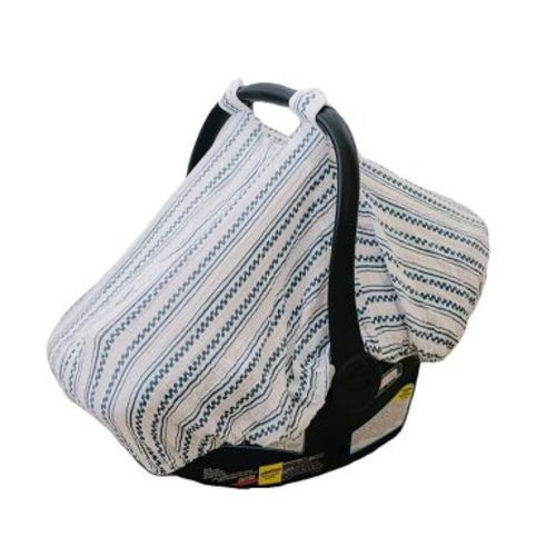 Bebe au Lait Muslin Car Seat Cover - Western Stripe