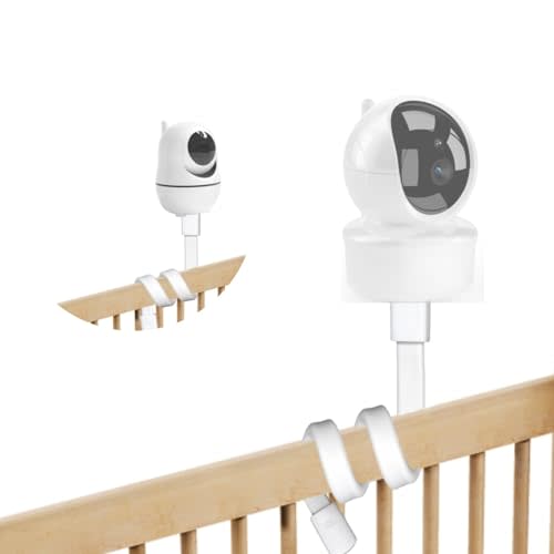 iFamily Flexible Mount Shelf Baby Camera ABM570/SM43E/SM43EV2/SM653/70A/6TY WiFi Camera, UKSUP 663, mounting on Baby Bed or Wall Mount Shelf, Curtain Rods Without Hurting Wall Surface.