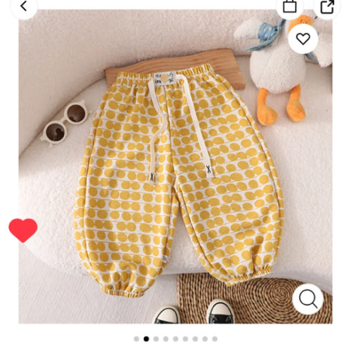 Toddler Animal Plaid Dots Flower Pants