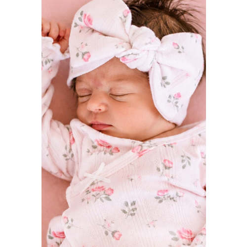 Bamboo Headwrap | Rose Garden Blush – Caden Lane