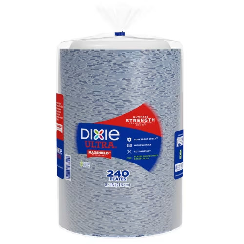 Dixie Ultra 8-1/2" Paper Plate, 240-count | Costco