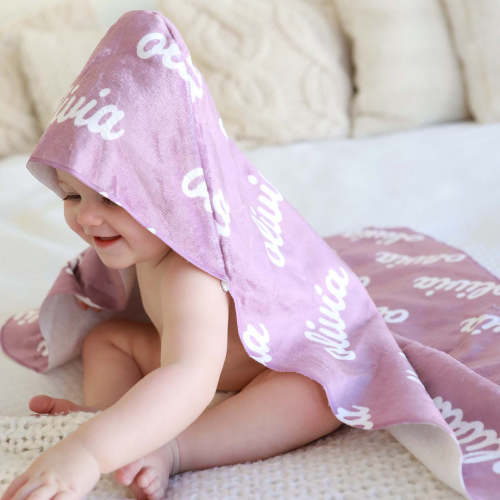 Personalized Hooded Towel | Solids