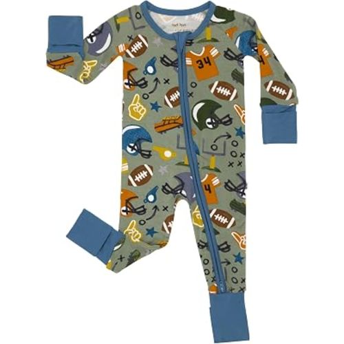 Little Sleepies Pajamas for Baby Boys & Girls, Viscose from Bamboo Baby Pajamas, Sleepers, 2-Way Zipper PJs