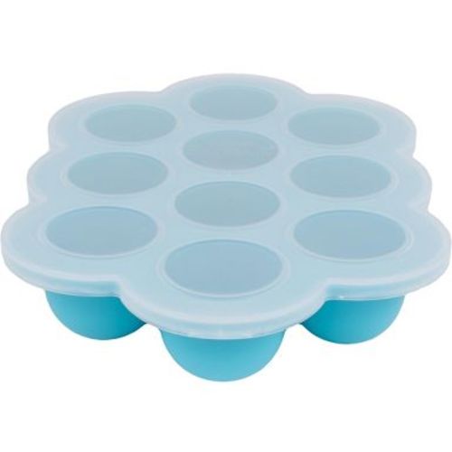 WeeSprout Silicone Freezer Tray w/ Clip on Lid Perfect Food Storage Container for Homemade Baby Food