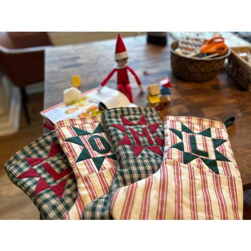 Quilted Heirloom Christmas Stockings