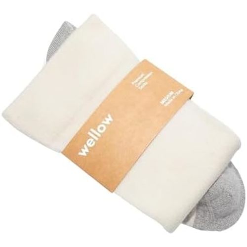 Wellow Regular Compression Socks for Men & Women, Knee High Support, 18-25 mmHg, Made with Viscose from Bamboo