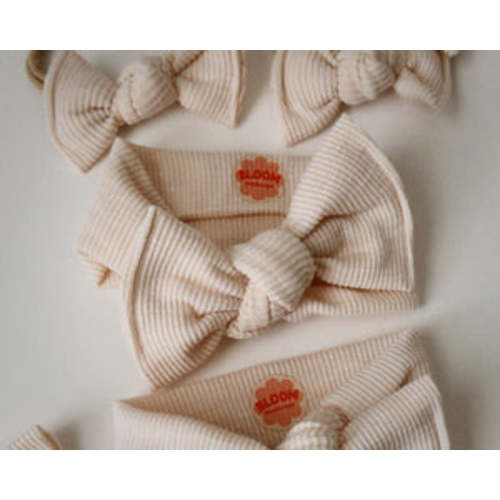 *new* OG Ivory Ribbed Tie On Headwrap – Bloom Headwraps
