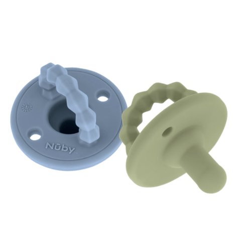 Silicone Softees Pacifier & Teether (2 Pack)