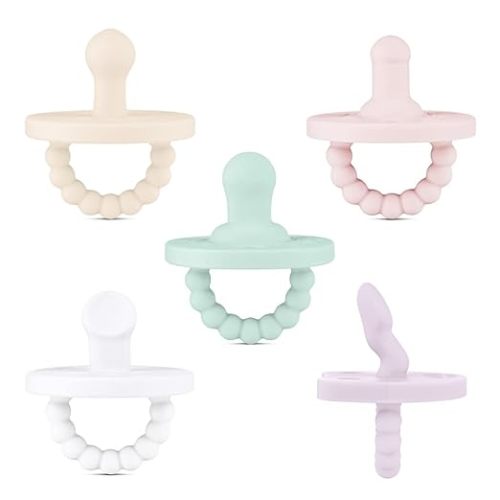 Ryan & Rose Cutie PAT Pacifier Teether (Starter Kit, Girl)