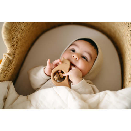 wooden baby rattles