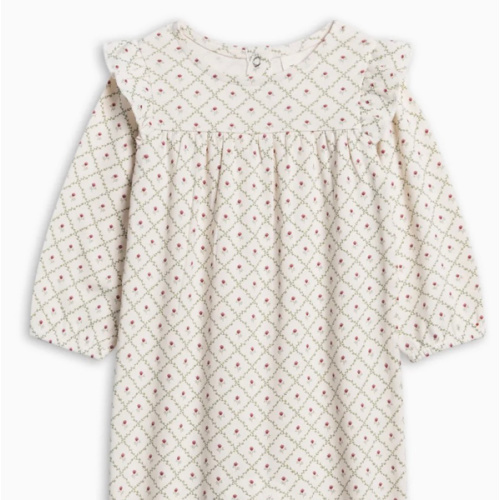 Organic Baby Jine Ruffle Sleeve Romper