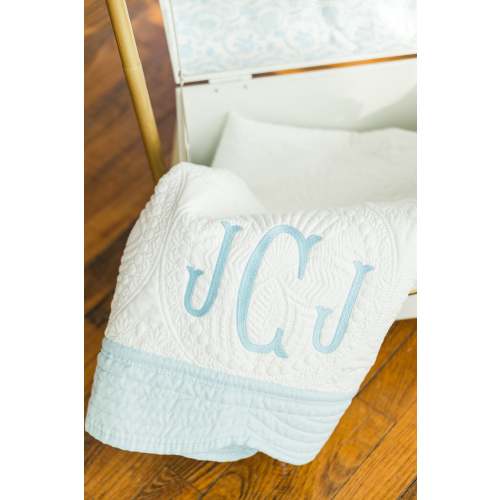 HEIRLOOM MONOGRAM BABY BLANKET – The Fold
