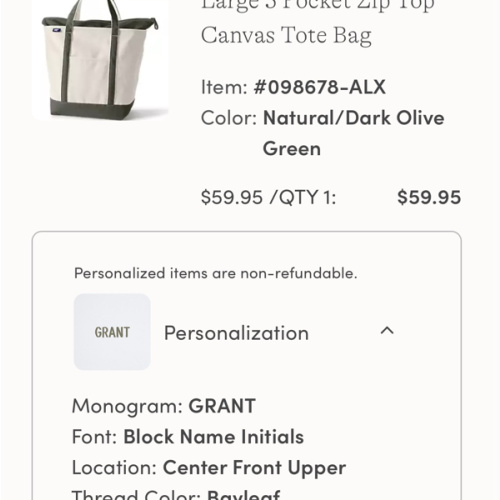 Large 5 Pocket Open Top Canvas Tote Bag | Lands' End
