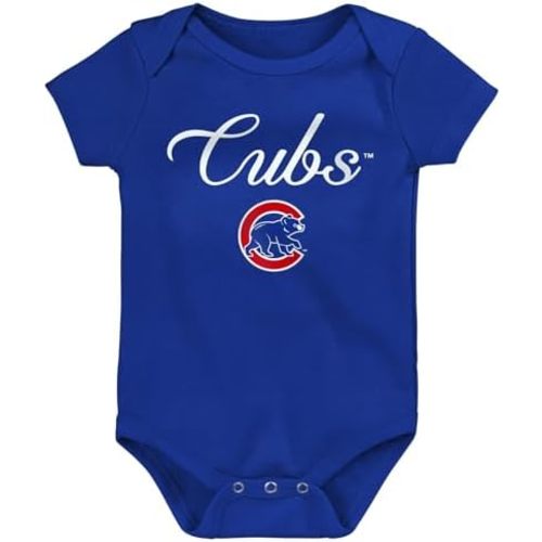 MLB Newborn & Infant Team Logo Wordmark Onesie Creeper Romper (0-24 months)