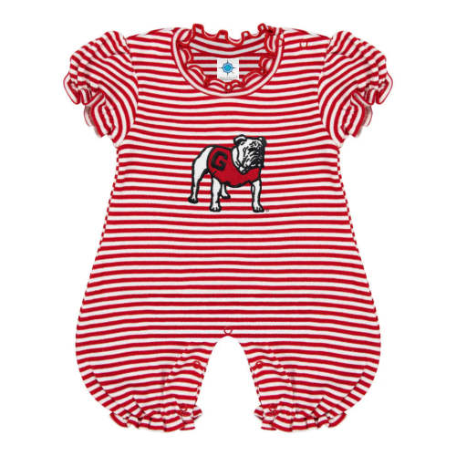 UGA Striped Bubble Romper – universityspirit.com