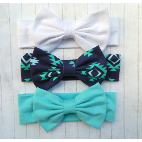 Baby Headband  Baby Headwrap  Baby Bow  Toddler by PoshPelicanCo