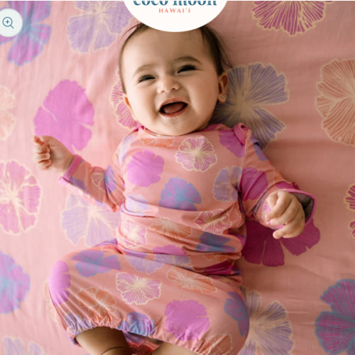 Seaflower Bamboo Layette Gown