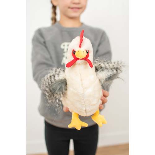 White Chicken Stuffed Animal Plush - 9" – American Farm Company
