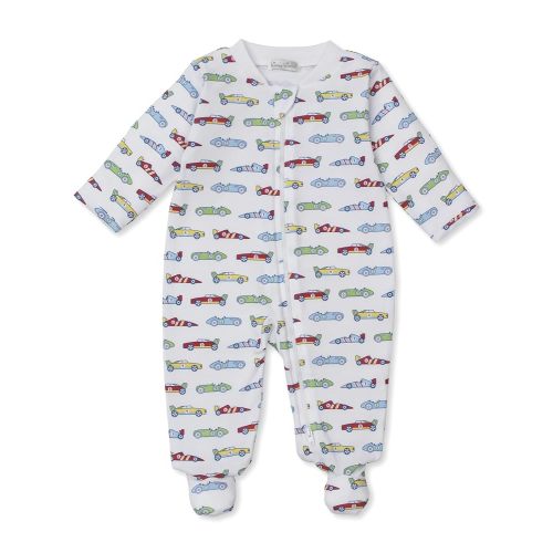 Kissy Kissy Baby Boys Infant Pajamas Speedway Print Footie With Zipper