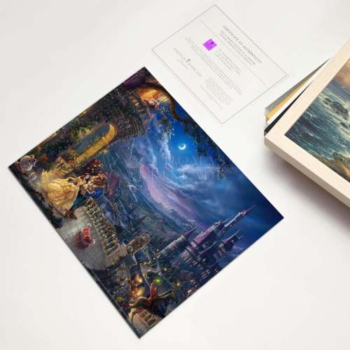 Disney Beauty and the Beast Dancing in the Moonlight - Art Prints