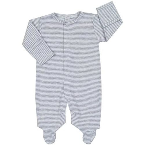 Kissy Kissy - Essentials Stripe Footie - Grey